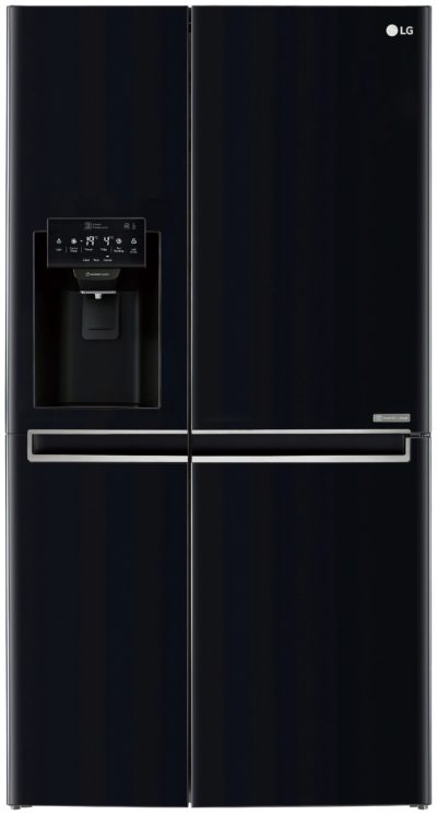 LG - GSL761WBXV American Style - Fridge Freezer - Black